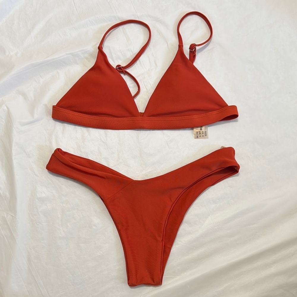 ZAFUL Women's BURNT ORANGE 🍊 Bikini Set 👙